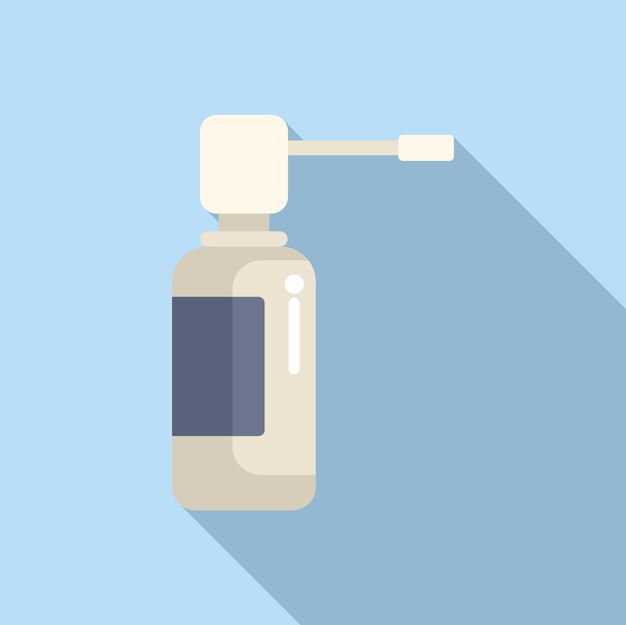 Plik wektorowy ikona butelki rozpylającej wektor płaski dawka witamina immunologiczna