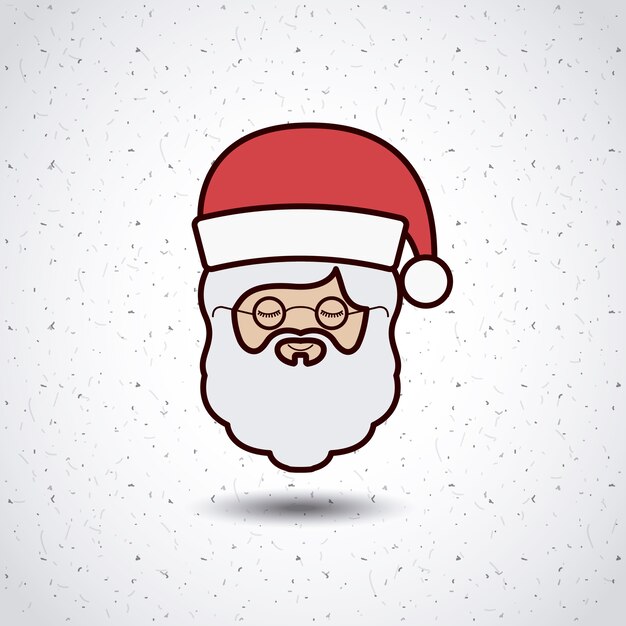 Ikona Cartoon Santa