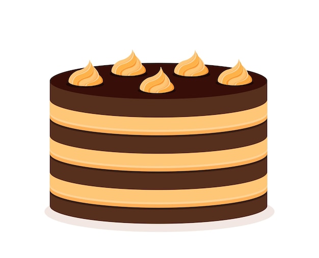 Plik wektorowy ikona ciasta kakaowego