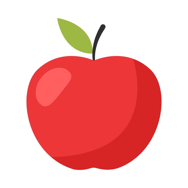 Wektor ikona czerwonego jabłkawektor ilustracjaznaksymbol