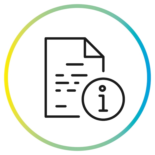 ikona dokumentu informacyjnego