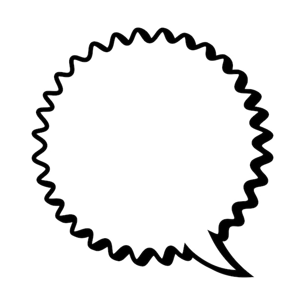 Plik wektorowy ikona dymka płaska konstrukcja pojedyncze białe tło