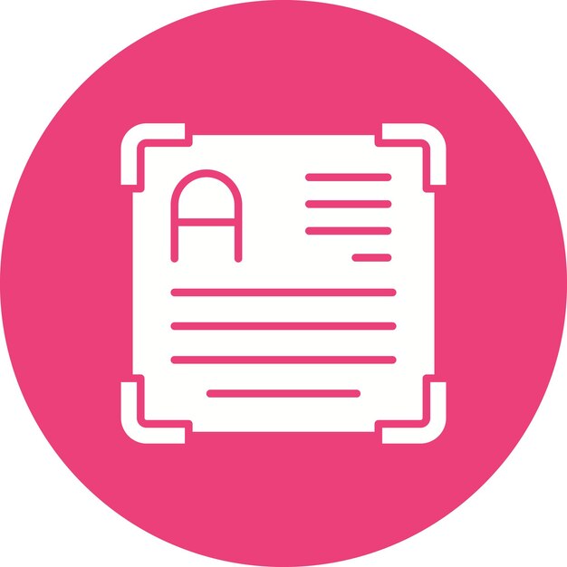 Ikona edytora tekstu wektorowego może być używana do zestawu ikon programowania komputerowego