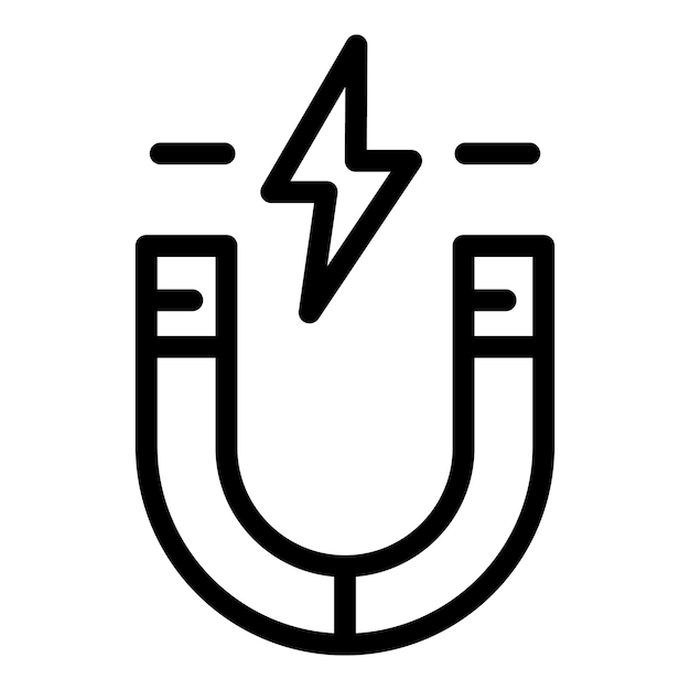 Ikona generowania leadów Zarys ikony wektora generowania leadów do projektowania stron internetowych izolowany na białym tle