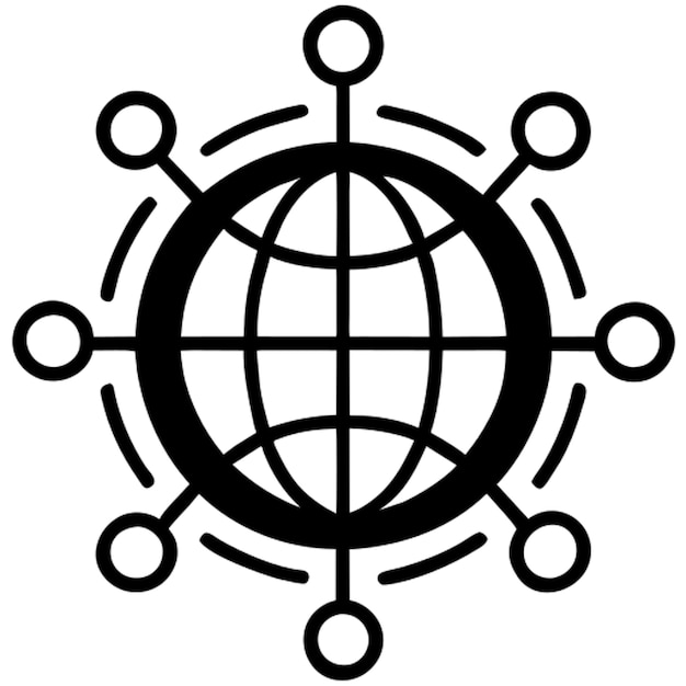ikona globalnej koncepcji sieci