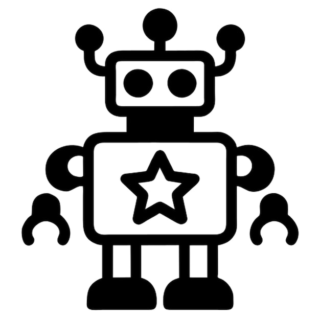 ikona gwiezdnego robota