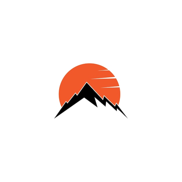 Ikona High Mountain Logo Business Szablon