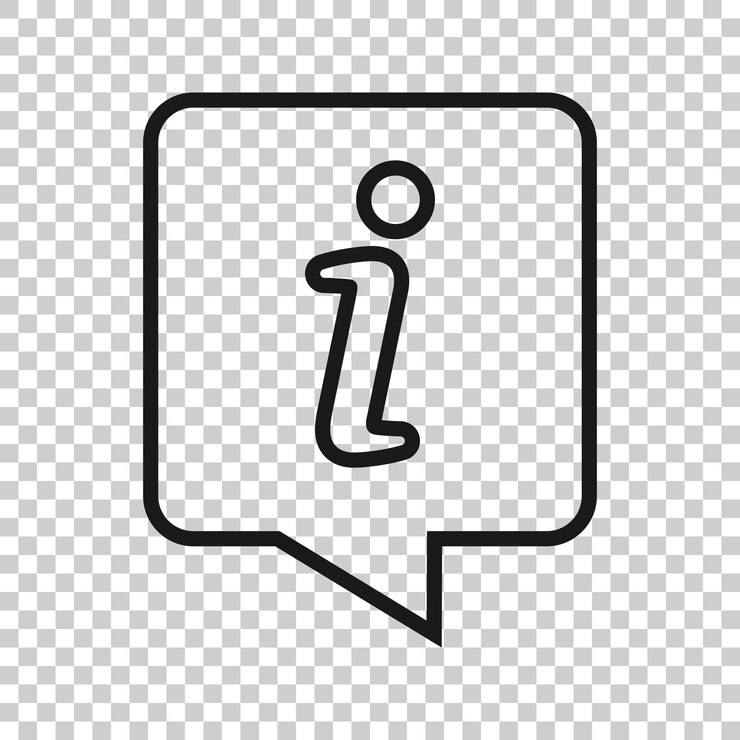 Wektor ikona informacji w stylu płaskim często zadawane pytania ilustracja wektorowa pomocy na białym izolowanym tle koncepcja biznesowa helpdesk
