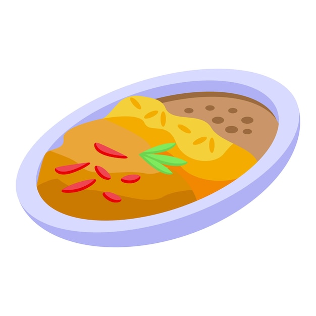 Plik wektorowy ikona jedzenia fasoli salwadoru wektor izometryczny podróż po kraju mapa narodowa