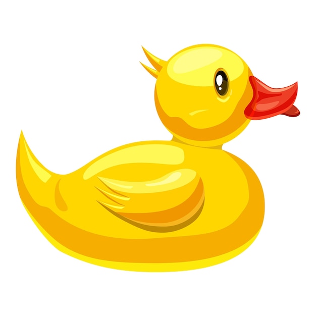 Plik wektorowy ikona kaczki gumowej ilustracja ilustracji wektorowej kaczkigumowej dla sieci