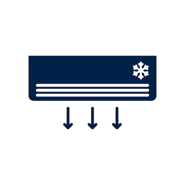 Plik wektorowy ikona klimatyzatora ac logo ilustracja wektorowa