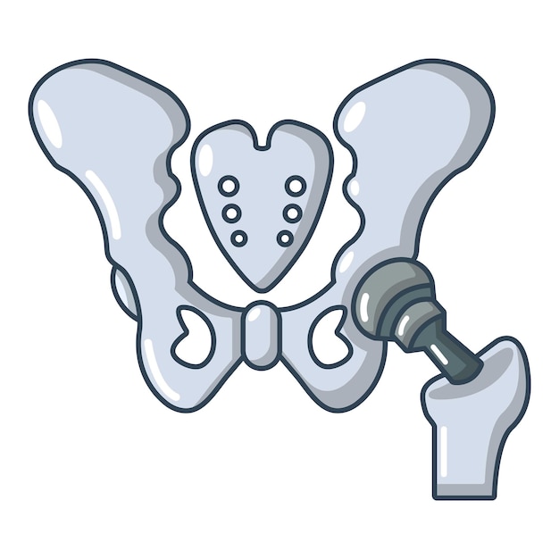 Plik wektorowy ikona kości biodrowej ilustracja wektorowa ikony kostki biodrowej dla sieci