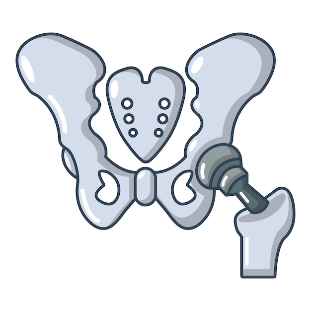 Ikona Kości Biodrowej Ilustracja Wektorowa Ikony Kostki Biodrowej Dla Sieci