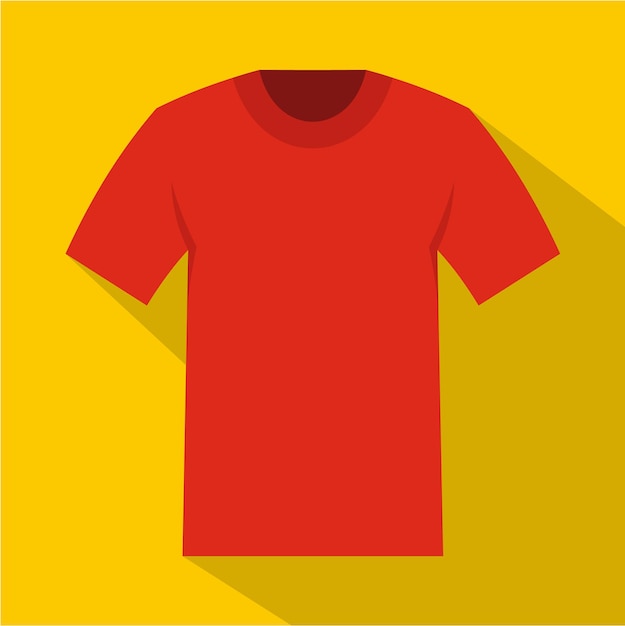 Plik wektorowy ikona koszulki płaska ilustracja ikony wektorowej koszulki dla sieci