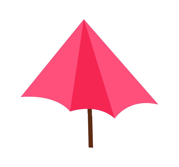 Ikona Kreskówka Parasol Ilustracja Wektorowa