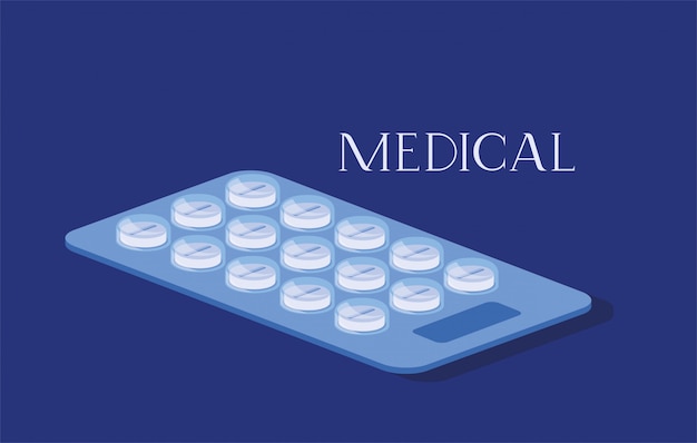 Plik wektorowy ikona leki pigułki medyczne