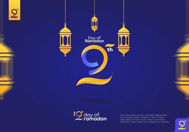 Ikona logo 9 dnia Ramadanu