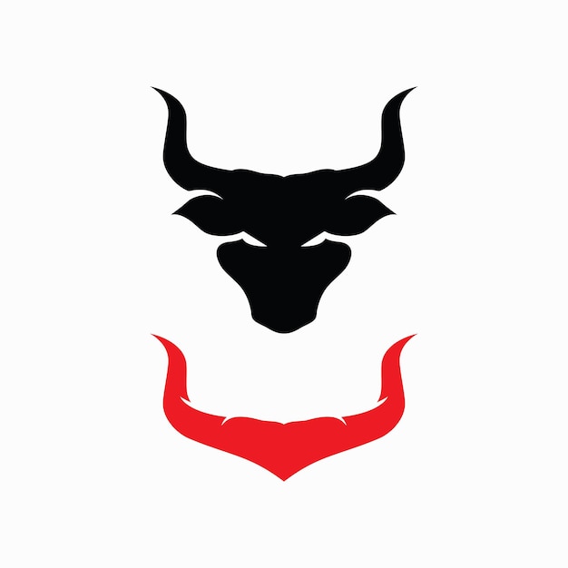 Plik wektorowy ikona logo byka taurus ilustracja wektorowa szablonu