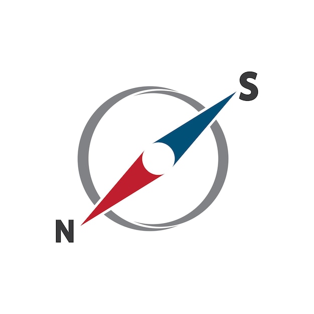 Ikona logo kompasu