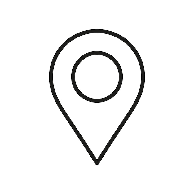 ikona lokalizacji pin mapy