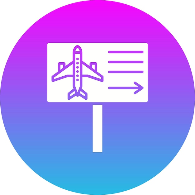 Plik wektorowy ikona lotniska