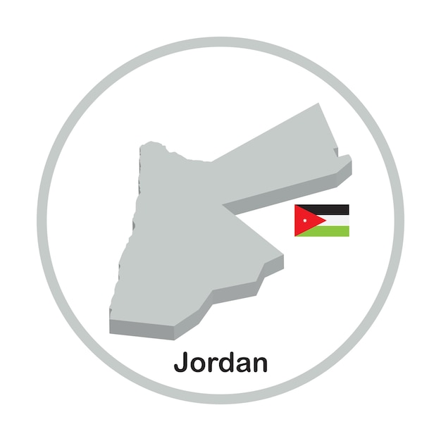 Ikona Mapy Jordanii