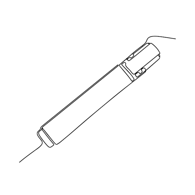 Plik wektorowy ikona markera na białym tle prosta ilustracja elementu z ogólnej koncepcji markera