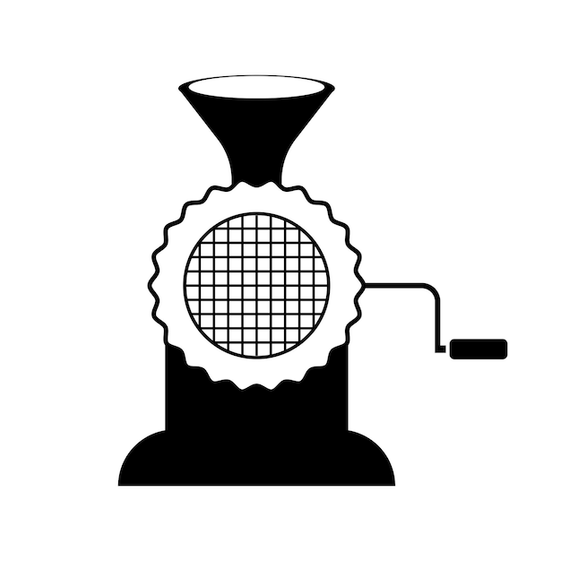 Plik wektorowy ikona maszynki do mielenia mięsa