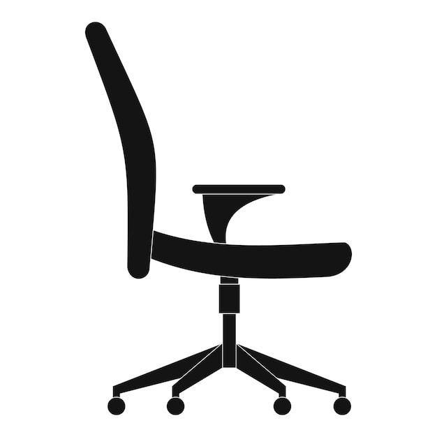 Plik wektorowy ikona miękkiego krzesła prosta ilustracja ikony wektora miękkiego krzesła dla sieci web