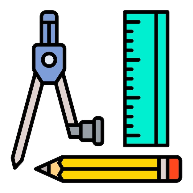 Plik wektorowy ikona narzędzia do rysowania