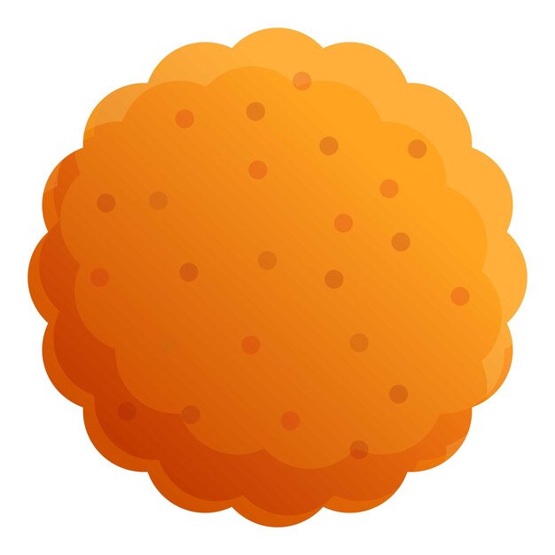 Ikona Pliku Cookie Kreskówka Ikona Wektora Pliku Cookie Do Projektowania Stron Internetowych Izolowana Na Białym Tle