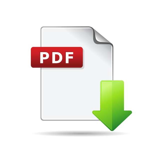 Ikona pobierania przenośnego formatu dokumentu