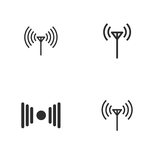 Ikona Połączenia Bezprzewodowego Sygnał Połączenie Cel Radaru Internetowego