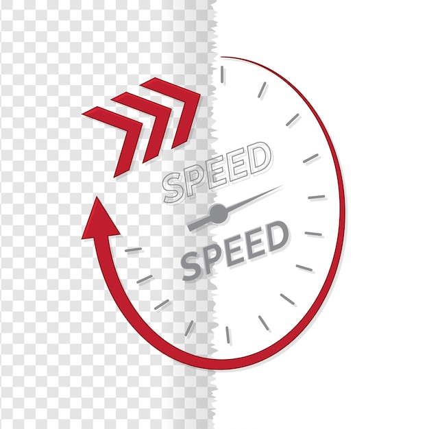 Plik wektorowy ikona prędkości dla sieci internetowej abstrakcyjny symbol prędkości projektowanie logo ilustracja wektorowa