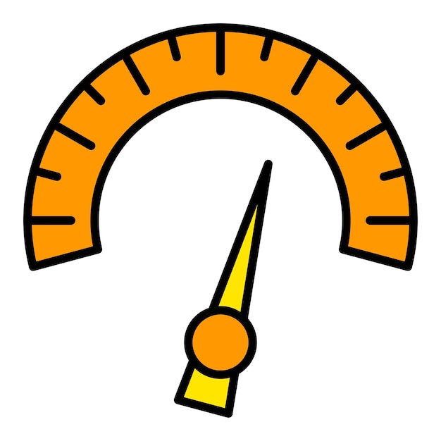 Plik wektorowy ikona prędkościomierza
