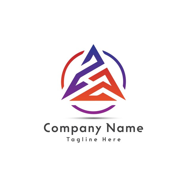 Ikona projektu logo litery ZZ