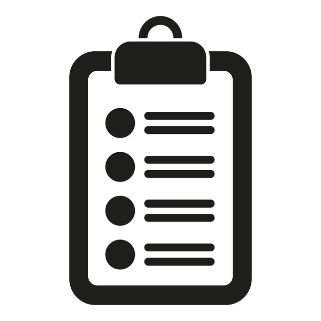 Ikona recenzji schowka prosty wektor Opinie klientów Opinia ludzi