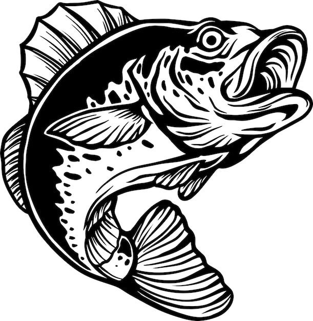 Ikona ryby kreskówka na białym tle