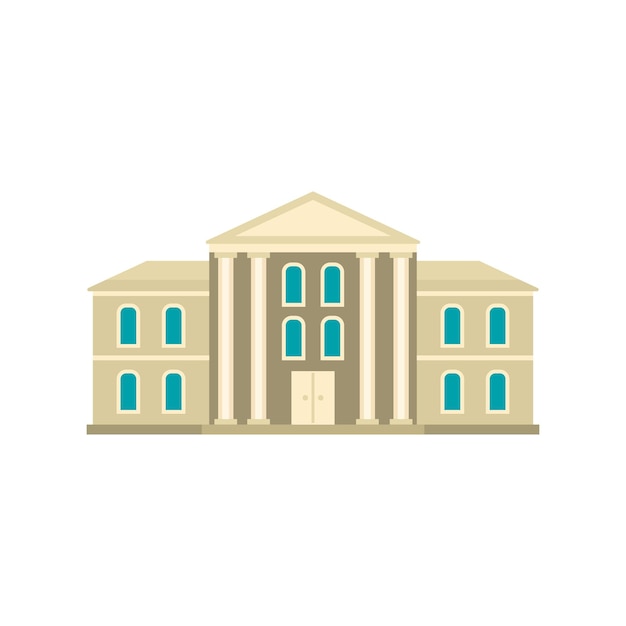 Plik wektorowy ikona sądu najwyższego płaska ilustracja ikony wektora sądu najwyższego do projektowania stron internetowych