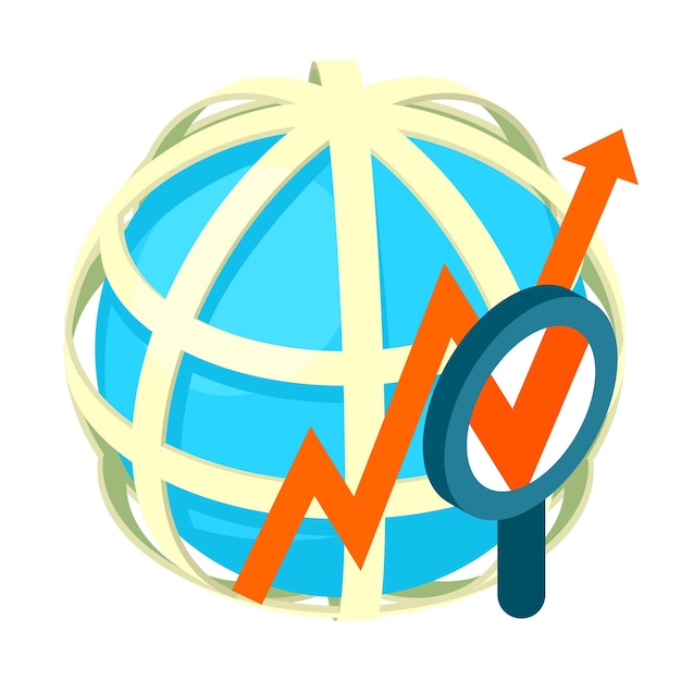 Ikona SEO Izometryczna ilustracja ikony wektora SEO dla sieci web
