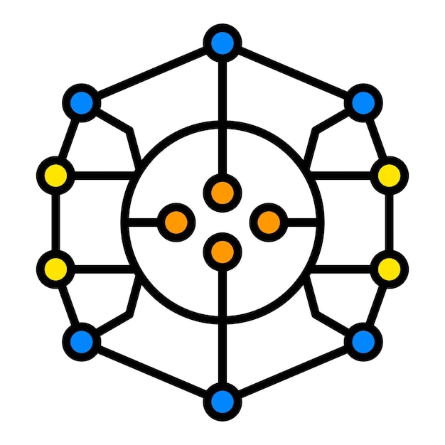Plik wektorowy ikona sieci