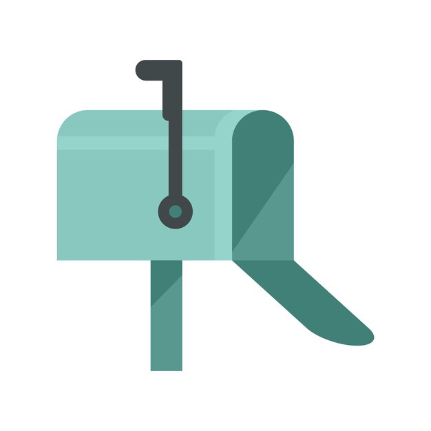 Plik wektorowy ikona skrzynki pocztowej domu płaska ilustracja ikony wektora skrzynki pocztowej domu do projektowania stron internetowych