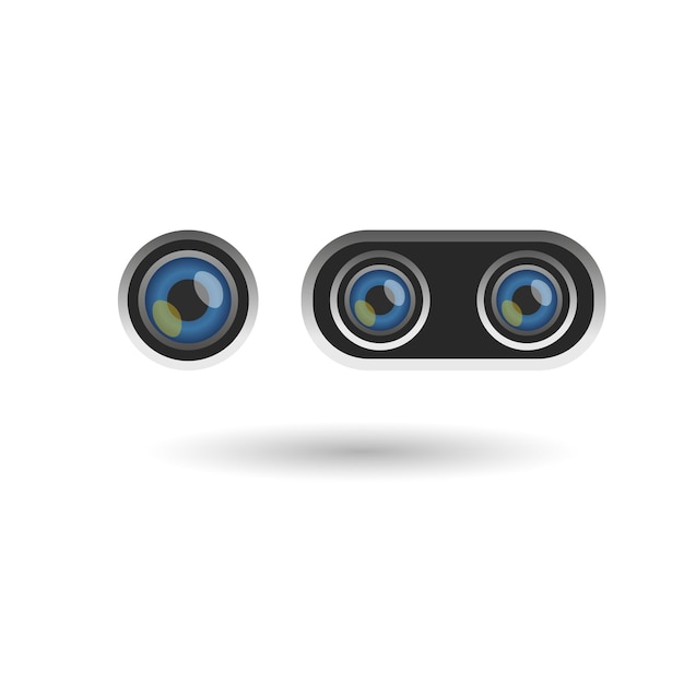 Ikona Smart Lens 3d Ilustracja Z Kolekcji Sztucznej Inteligencji Kreatywna Ikona Smart Lens 3d Do Projektowania Szablonów Stron Internetowych, Infografiki I Nie Tylko