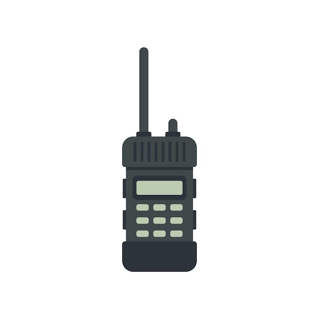 Plik wektorowy ikona sposobu walkie talkie płaska ilustracja ikony wektora walkie talkie izolowanej na białym tle
