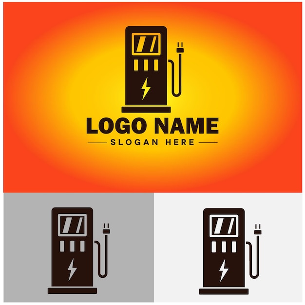 Plik wektorowy ikona stacji benzynowej refuel refueling gas oil pump industry sign symbol vector logo