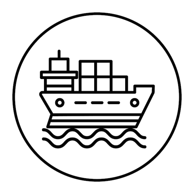 Ikona statku towarowego
