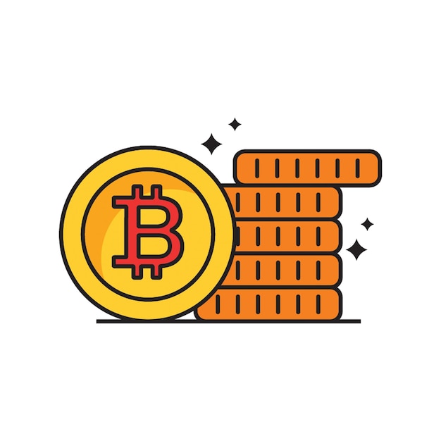 Ikona stosu Bitcoina