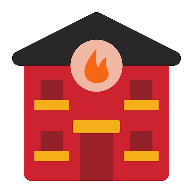 Plik wektorowy ikona straży pożarnej