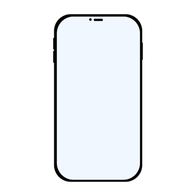 Ikona telefonu komórkowego Płaska konstrukcja stylu Ilustracja wektorowa