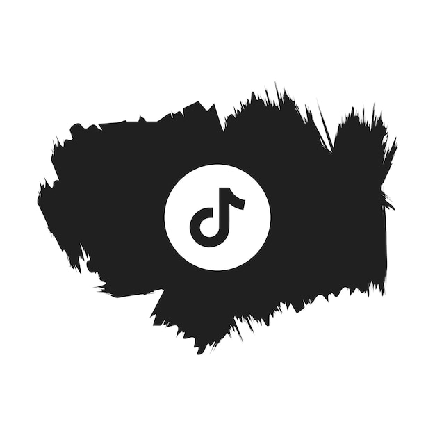Ikona Tiktok Interfejs strony internetowej e-commerce Wektor projektowania ikony UI UX